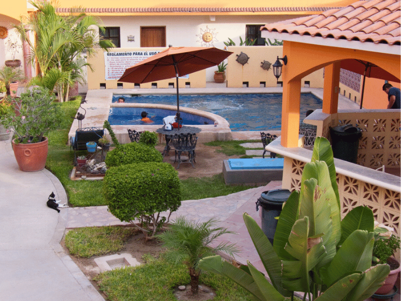 Pool im Hotel in Ciudad Constitucion in Mexiko