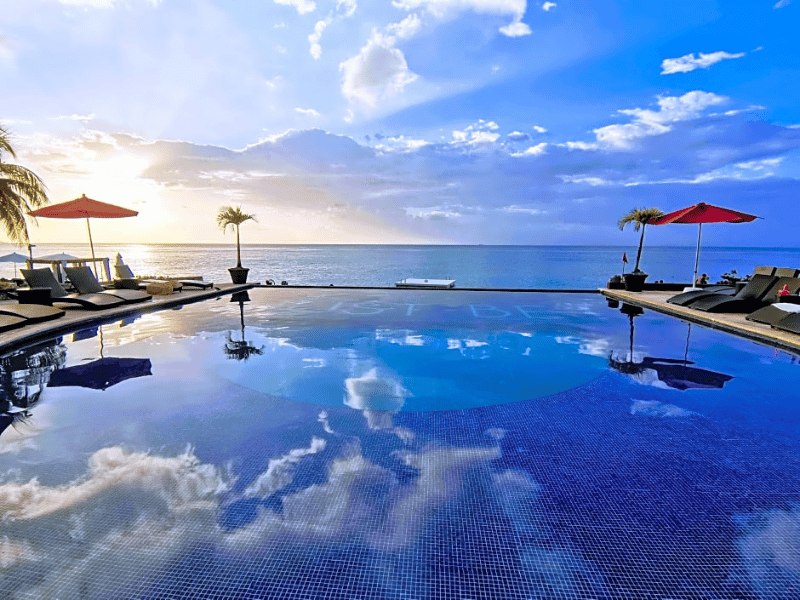 Pool im Hotel in Cozumel in Mexiko