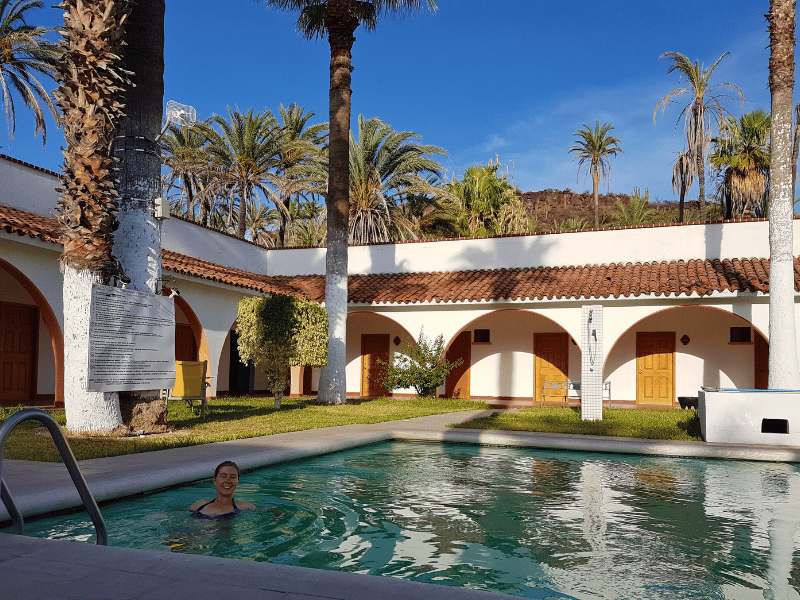 Pool im Hotel in San Ignacio in Mexiko
