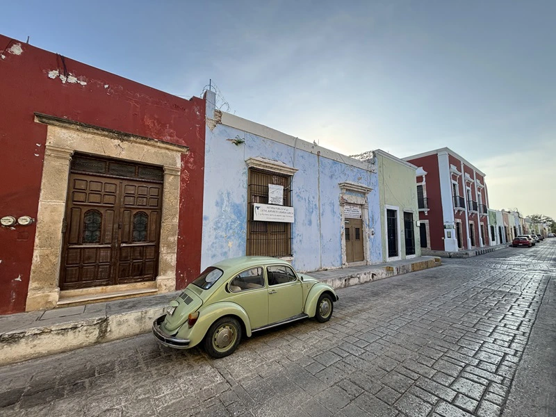 Auto in den Straßen von Campeche