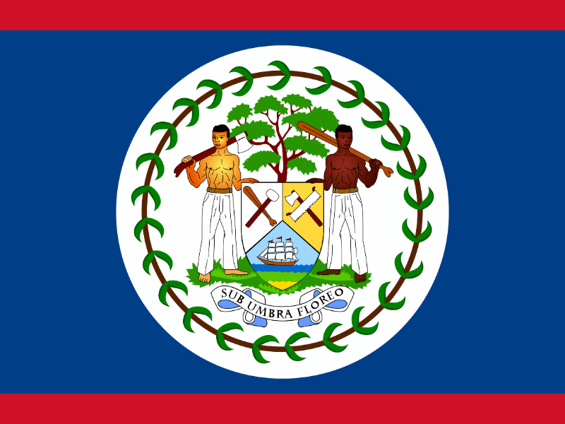 Flagge von Belize