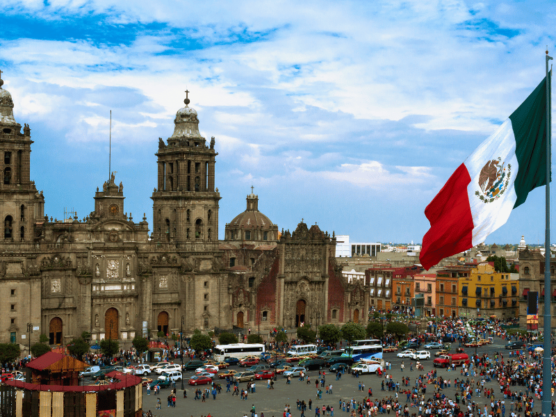 Zocalo in Mexico City
