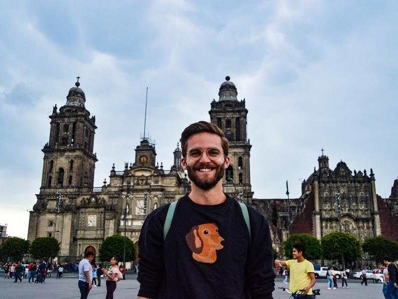 Ankunft in Mexiko City