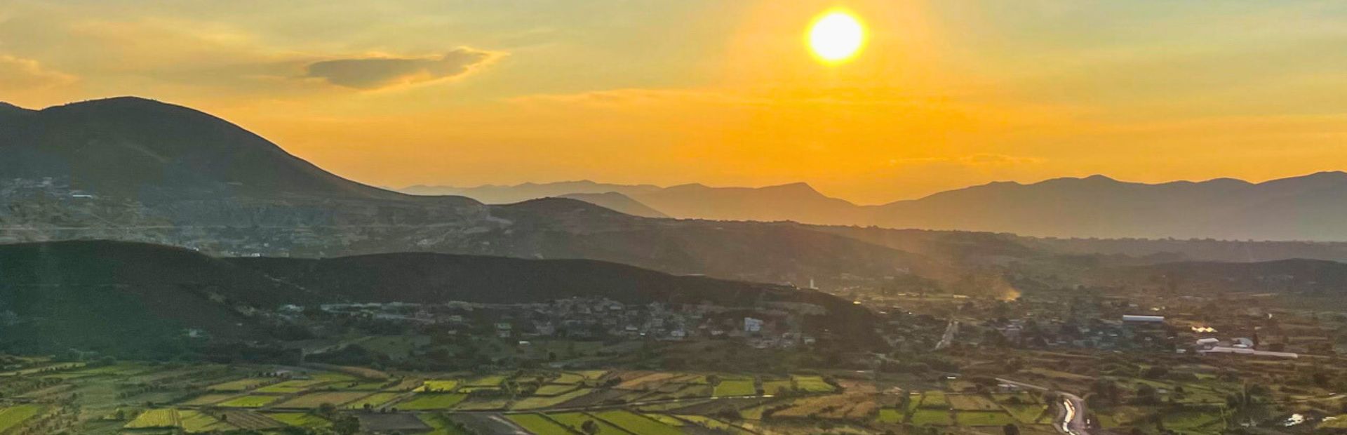 Aussicht auf Tolantongo bei Sonnenaufgang