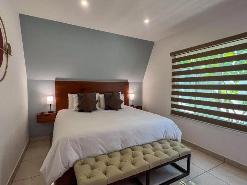 Doppelbett imn Hotel