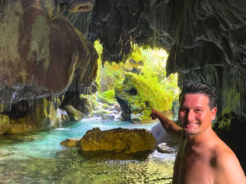 Eine der Höhlen in Sierra Gorda