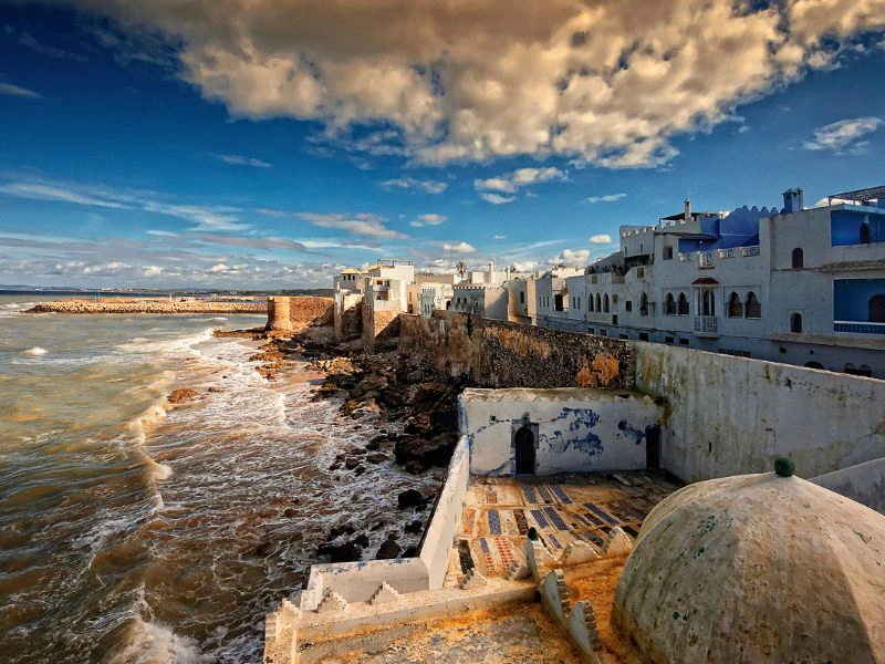 Asilah an der Küste in Marokko