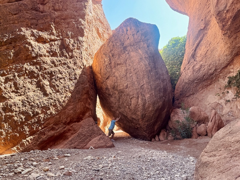 Wanderung im Dadestal in Marokko