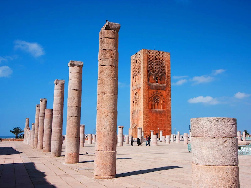 Königstadt Rabat in Marokko