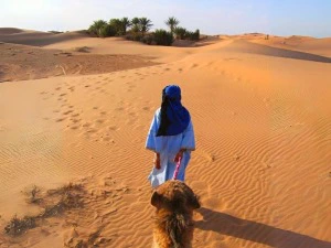 Kamelguide in Zagora in Marokko
