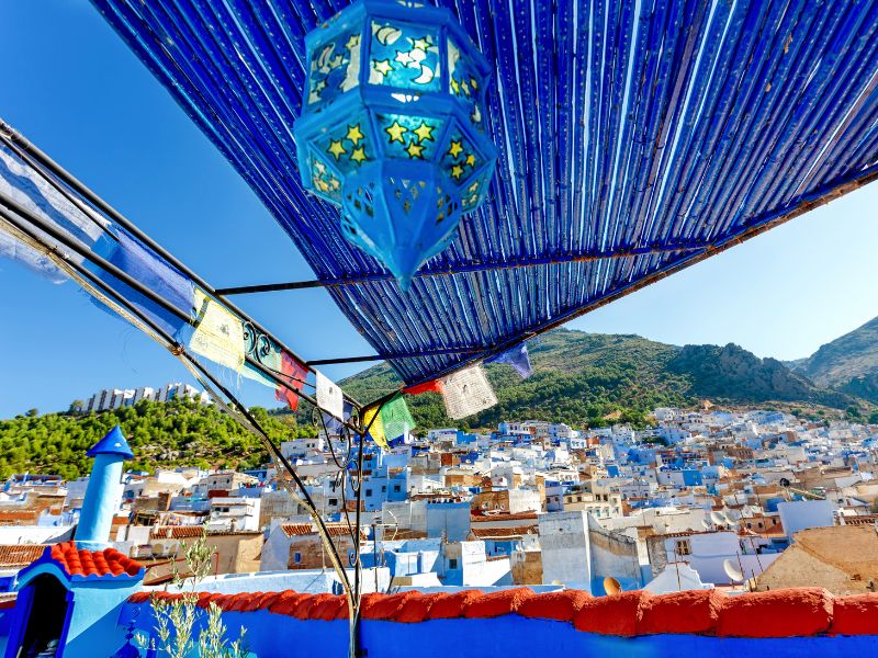 Willkommen in Chefchaouen in Marokko