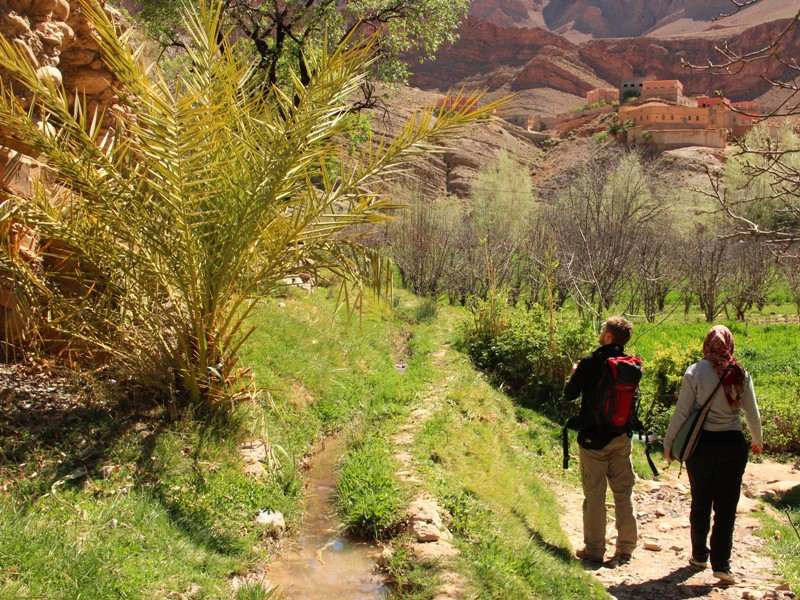 Wanderung durch die Dades Schlucht in Marokko