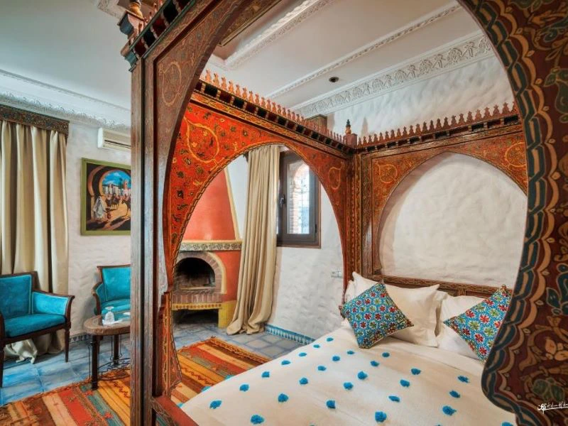 Chefchaouen Hotel Zimmer