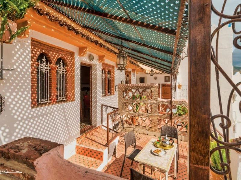 Chefchaouen Hotel Terrasse