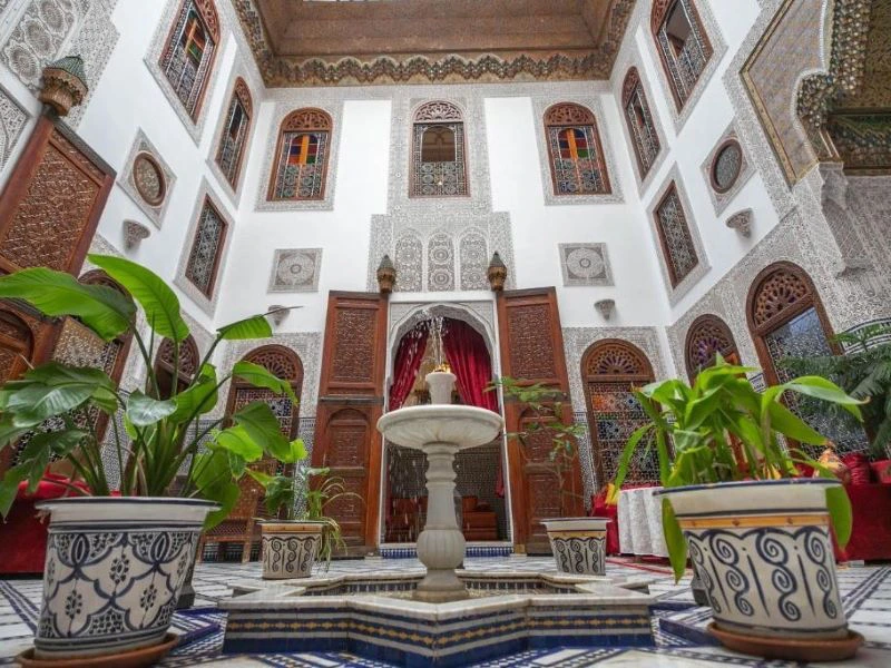 Fes Riad Innenhof
