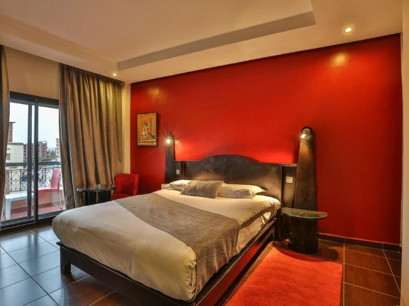 Schlafzimmer in der Marrakescher Neustadt