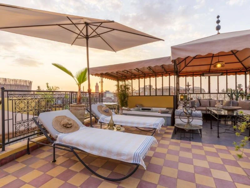 Marrakesch Riad Dachterrasse