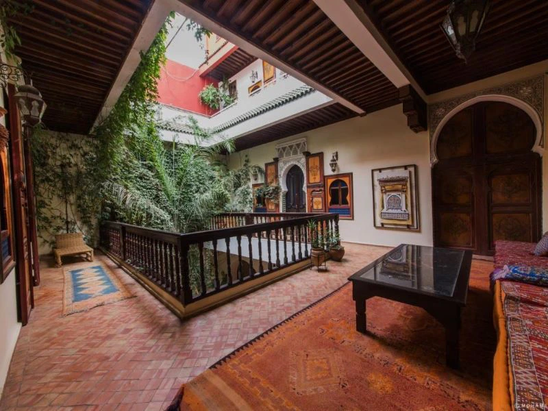 Meknes Hotel Innenhof