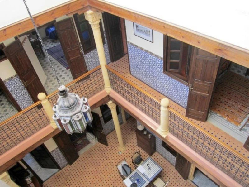 Rabat Hotel Innenhof