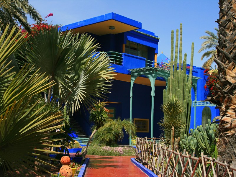 Jardin Majorelle in Marrakesch Marokko