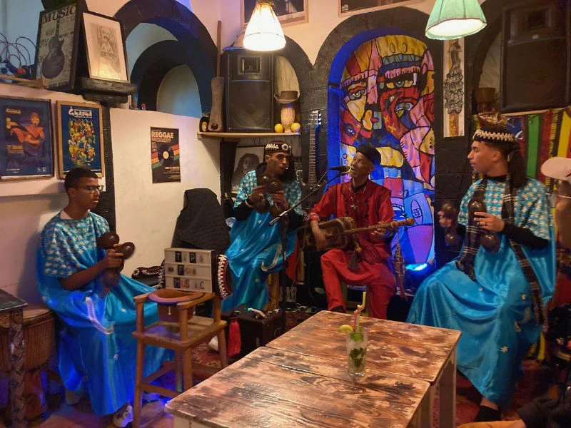Musiker in Essaouira, Marokko