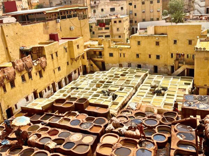 Traditionelle Handwerk in Fes in Marokko