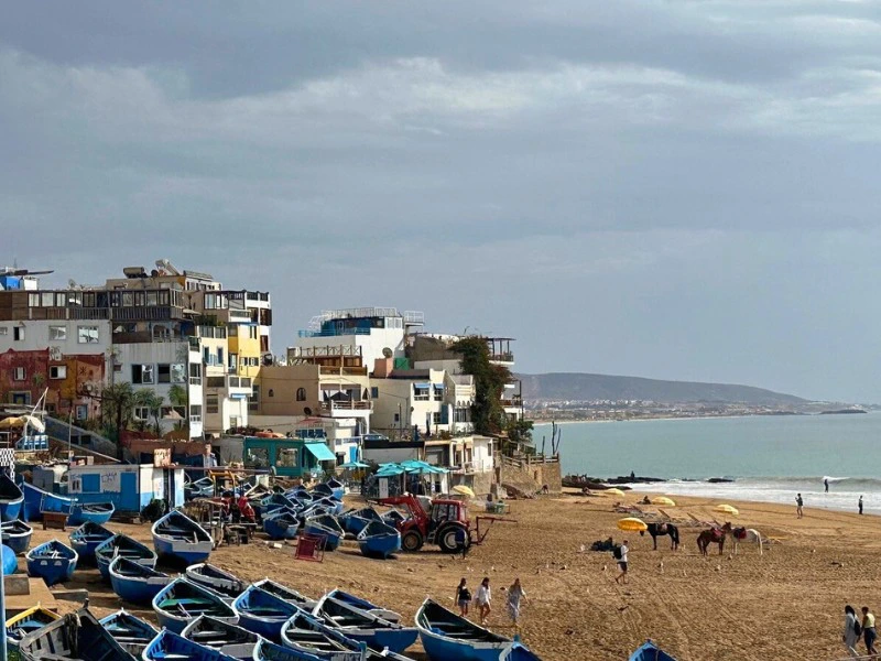 Strand bei Agadir Marokko