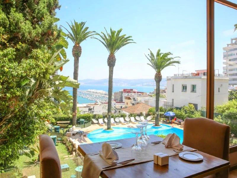 Tanger Hotel Ausblick Marokko