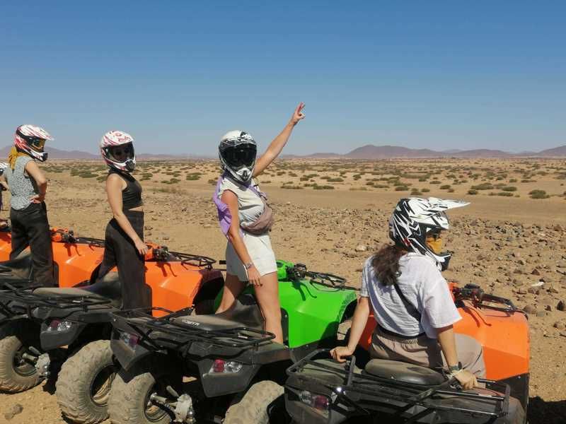 Quadtour in der Felswüste in Marokko