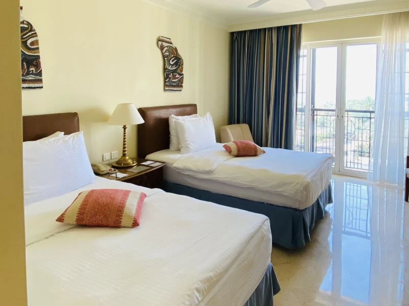 Doppelzimmer im Komforthotel in Aqaba, Jordanien