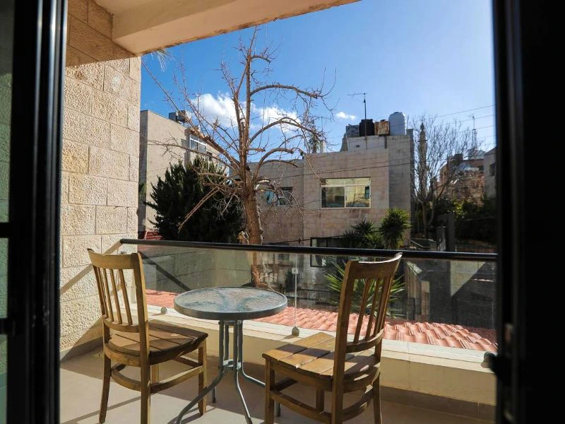 Balkon am Boutique Hotel in Amman, Jordanien