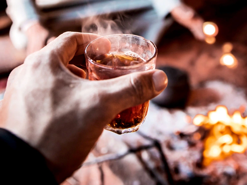 Tee trinken in Jordanien