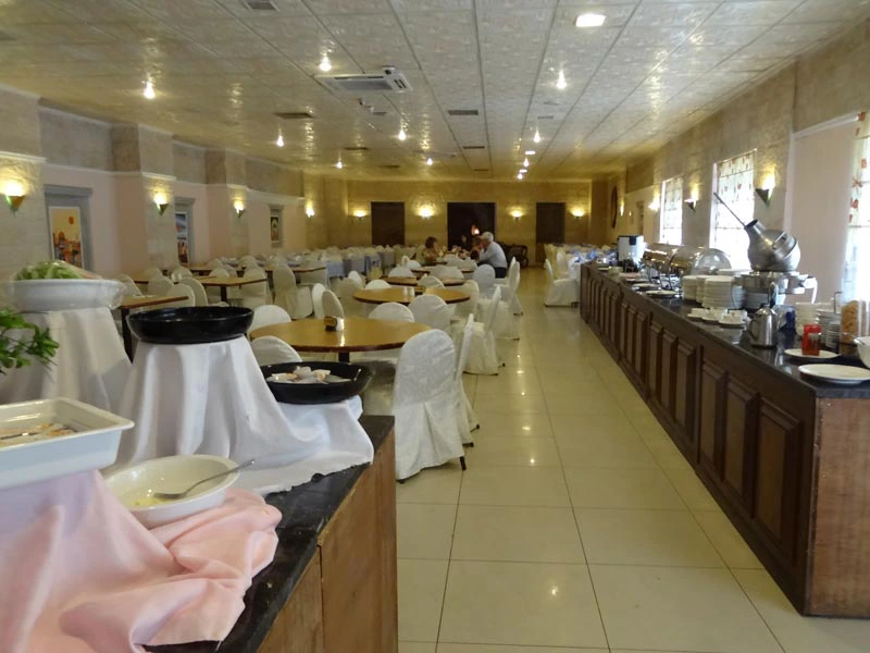 Restaurant im Hotel bei Petra, Jordanien