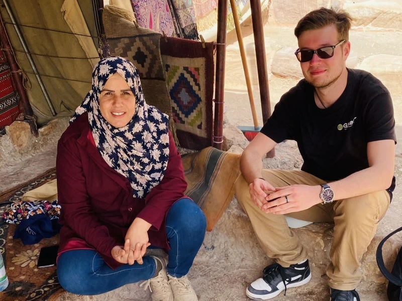 Tee bei den Beduinen Jordanien