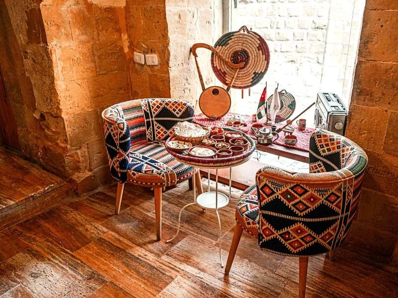 Sitzecke Hotel Salt Jordanien