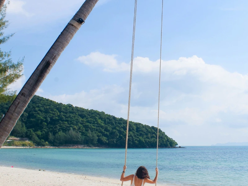 Schaukel am Strand auf Koh Samui