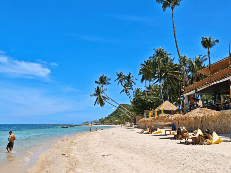 Hotelstrand auf Koh Samui, Thailand