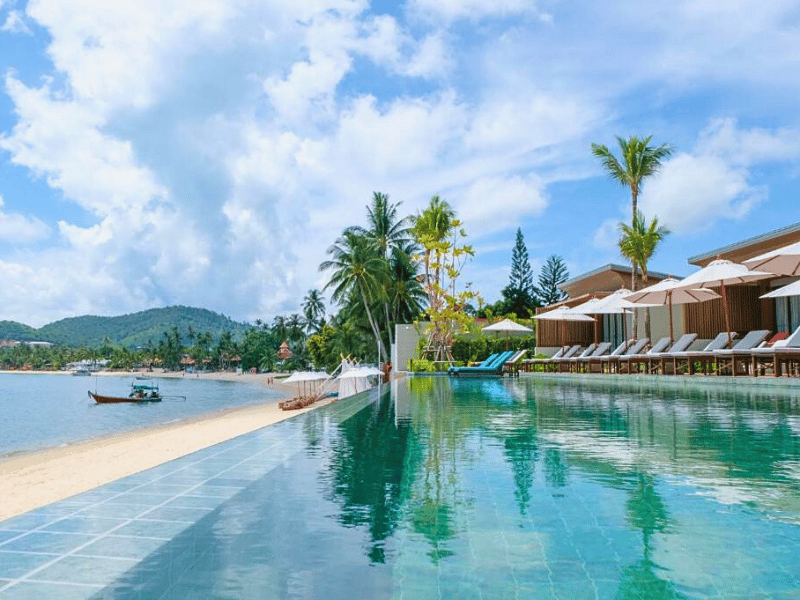 Pool auf Koh Samui in Thailand