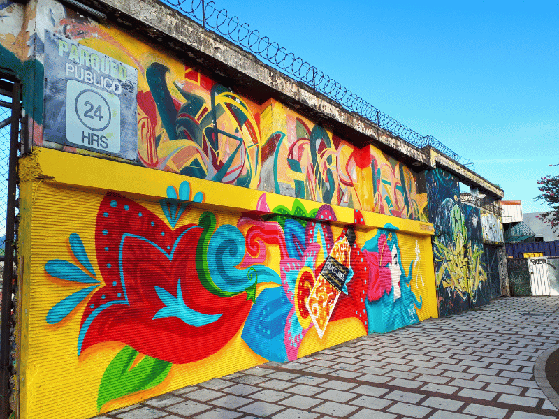 Graffiti in San Jose in Costa Rica