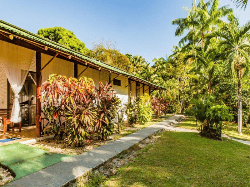 Bungalows an der südlichen Pazifikküste, Costa Rica