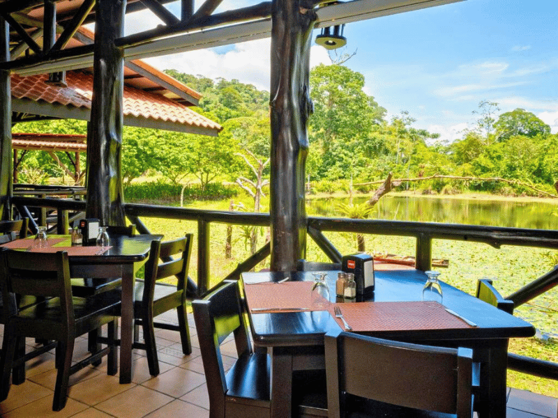 Terrasse in Boca Tapada, Costa Rica