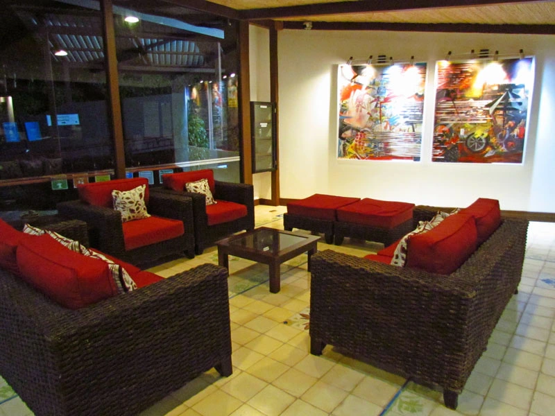 Lobby des Hotels in Monteverde, Costa Rica