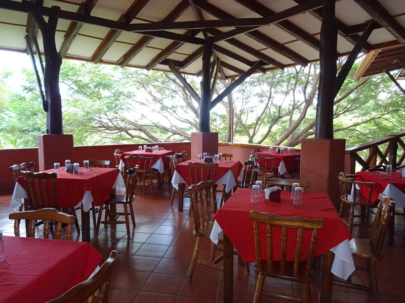 Restaurant am Rincon de la Vieja in Costa Rica