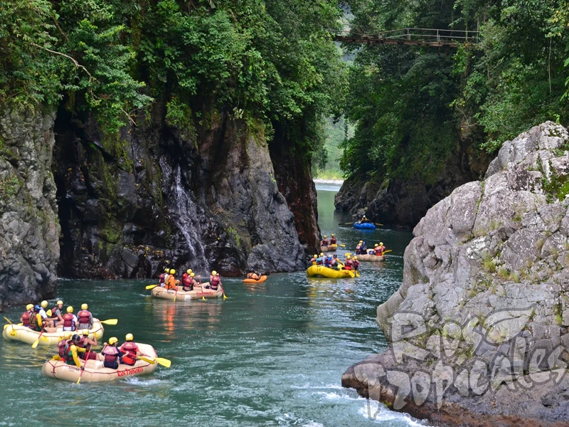 Raftingboote auf dem Sarapiqui Fluss