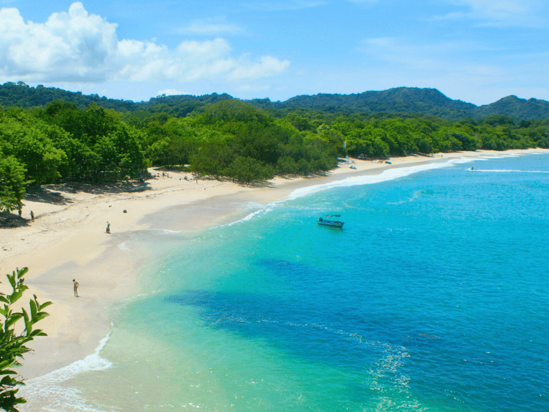 Strand an Costa Ricas Pazifikküste