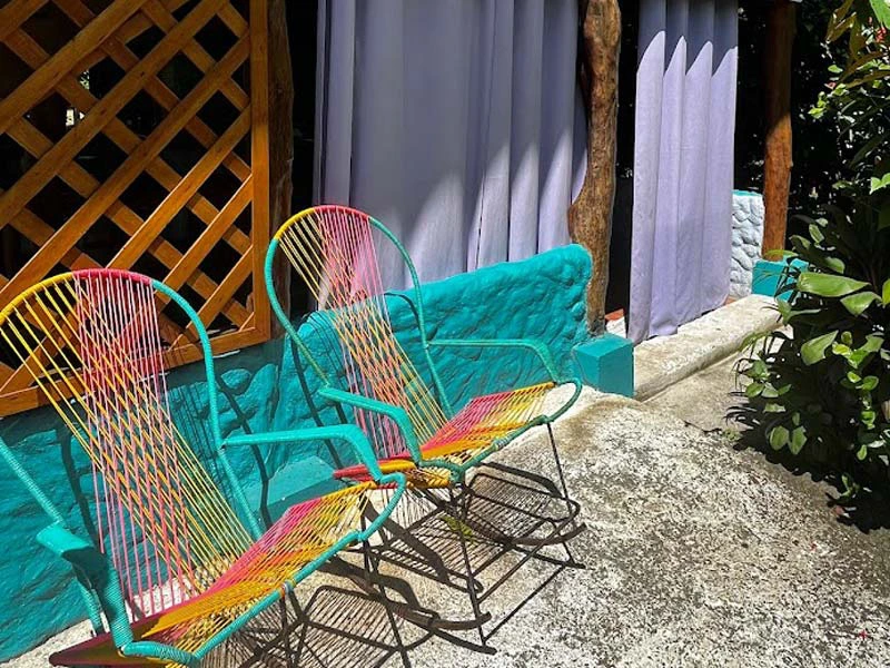 Entspannung im Garten in Cahuita, Costa Rica