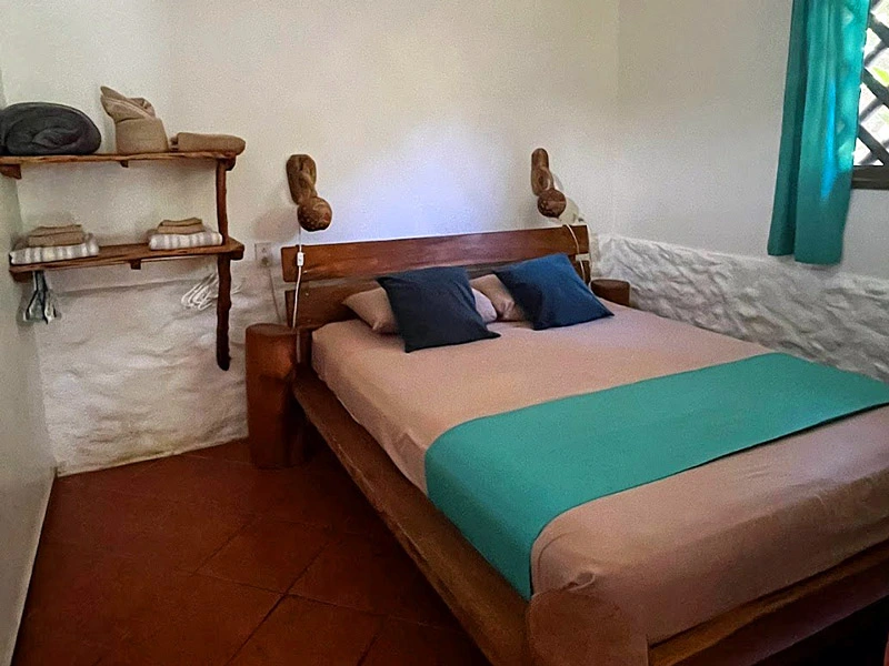 Blick in die Unterkunft bei Cahuita, Costa Rica