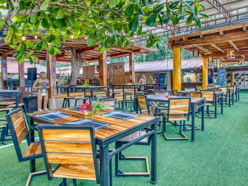 Hotelrestaurant in Cahuita, Costa Rica