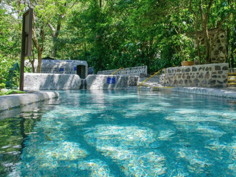 Thermalquellen in Ihrer Unterkunft am Rincon Nationalpark, Costa Rica