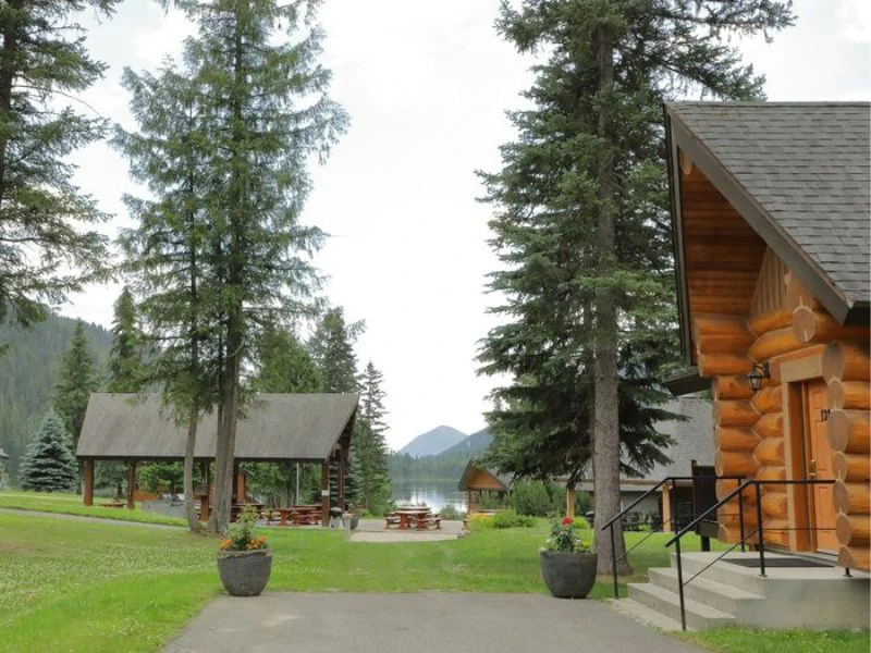 Unterkunft im Grünen in Clearwater Kanada